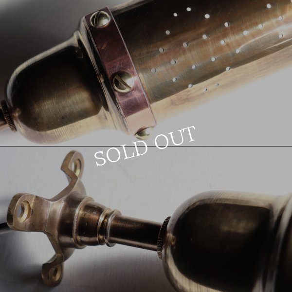 インダストリアルブラスピクチャーライト・ブラケットライト｜スチームパンク