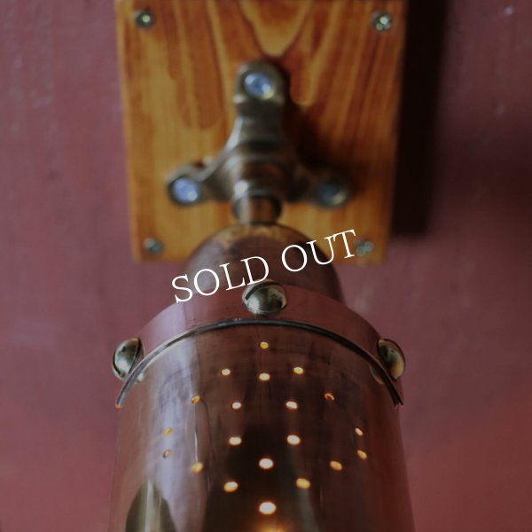 インダストリアルブラスピクチャーライト・ブラケットライト｜スチームパンク