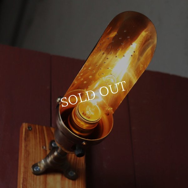 インダストリアルブラスピクチャーライト・ブラケットライト｜スチームパンク