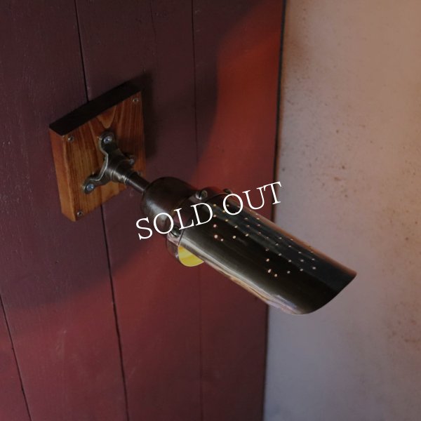 インダストリアルブラスピクチャーライト・ブラケットライト｜スチームパンク