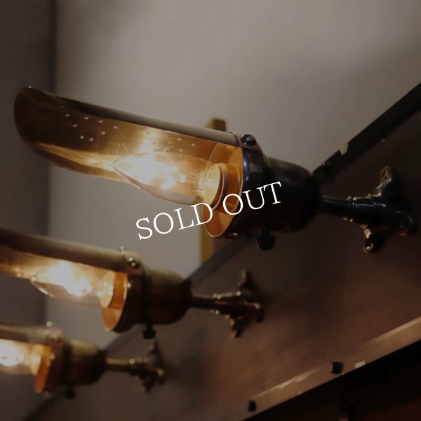 インダストリアルブラスピクチャーライト・ブラケットライト｜スチームパンク