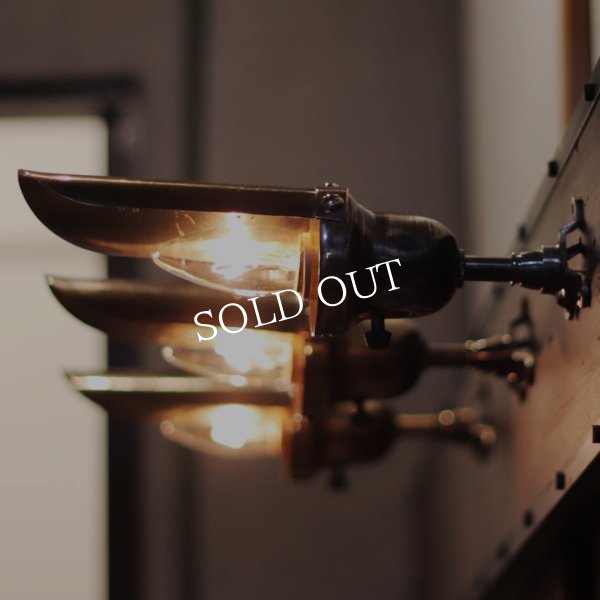 インダストリアルブラスピクチャーライト・ブラケットライト｜スチームパンク