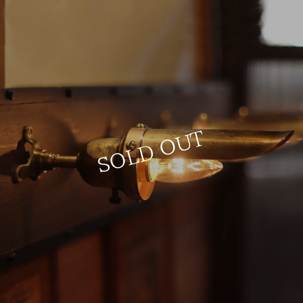 インダストリアルブラスピクチャーライト・ブラケットライト｜スチームパンク