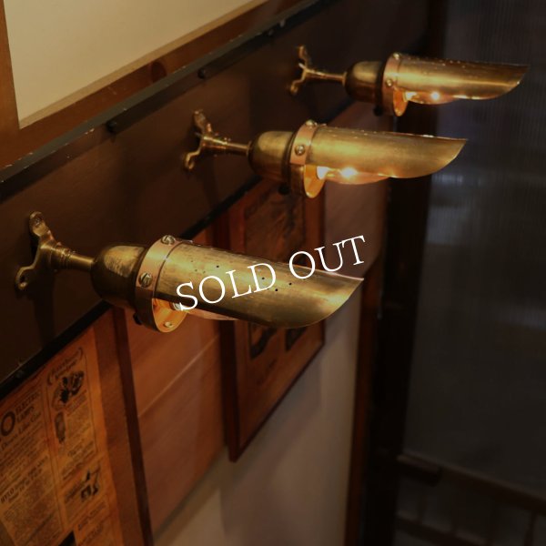 インダストリアルブラスピクチャーライト・ブラケットライト｜スチームパンク