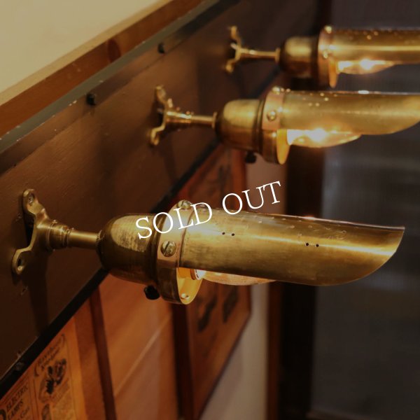 インダストリアルブラスピクチャーライト・ブラケットライト｜スチームパンク