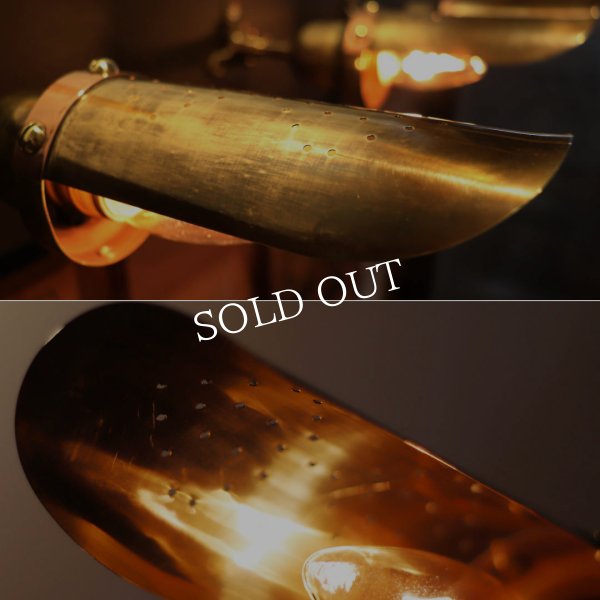 インダストリアルブラスピクチャーライト・ブラケットライト｜スチームパンク