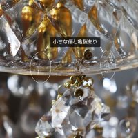 画像2: ヴィンテージミニシャンデリアプリズムペンダントライト｜アンティークガラス吊下げ照明ランプ