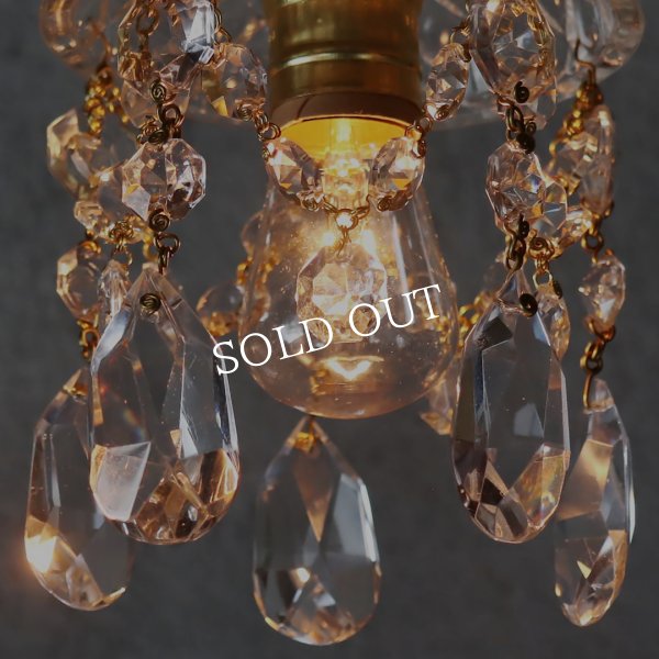 ティアドロッププリズム｜ヴィンテージミニシャンデリアプリズムペンダントライト