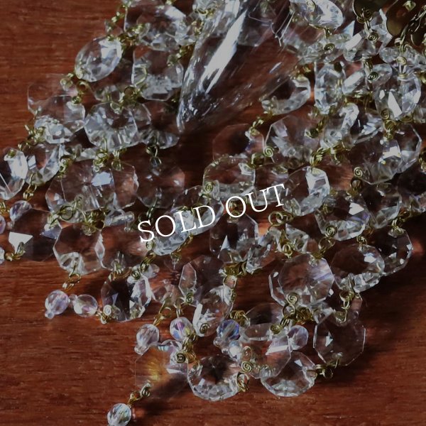 アンティーク照明｜オクタゴンプリズムミニシャンデリアペンダントライト