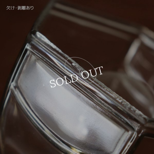 ヴィンテージレトロな六角ガラスシェード付きペンダントライト