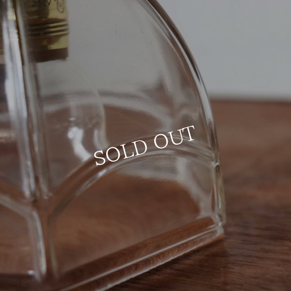 ヴィンテージレトロな六角ガラスシェード付きペンダントライト