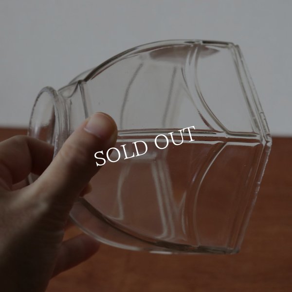 ヴィンテージレトロな六角ガラスシェード付きペンダントライト