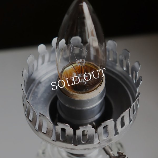 アンティーク照明｜ガラスチムニーハリケーンランプUSAヴィンテージテーブルライト