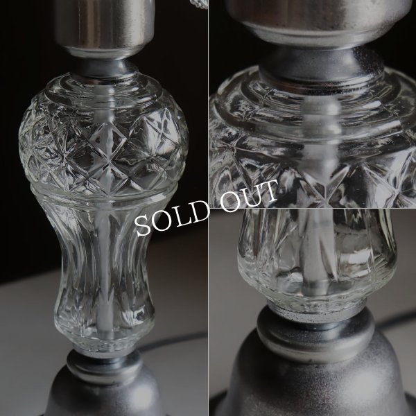 アンティーク照明｜ガラスチムニーハリケーンランプUSAヴィンテージテーブルライト