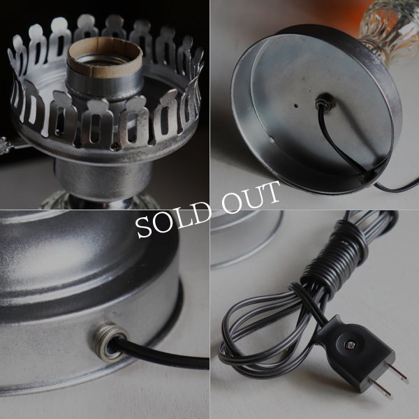 アンティーク照明｜ガラスチムニーハリケーンランプUSAヴィンテージテーブルライト