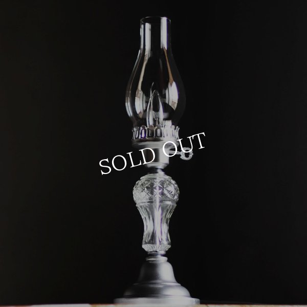 アンティーク照明｜ガラスチムニーハリケーンランプUSAヴィンテージテーブルライト