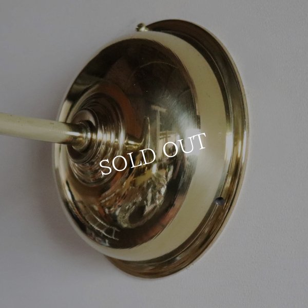 USAヴィンテージオニオンシェイプガラスシェード付ブラケットライト｜アンティーク壁掛け照明