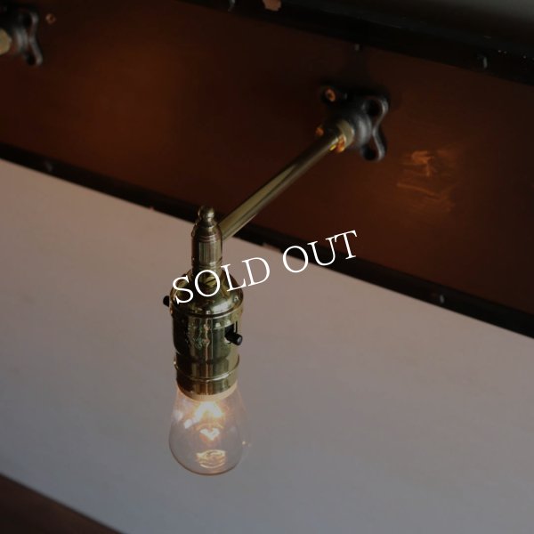 真鍮製インダストリアルミニブラケットライト｜工業系壁面照明