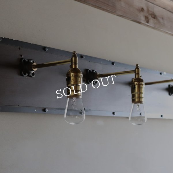 真鍮製インダストリアルミニブラケットライト｜工業系壁面照明