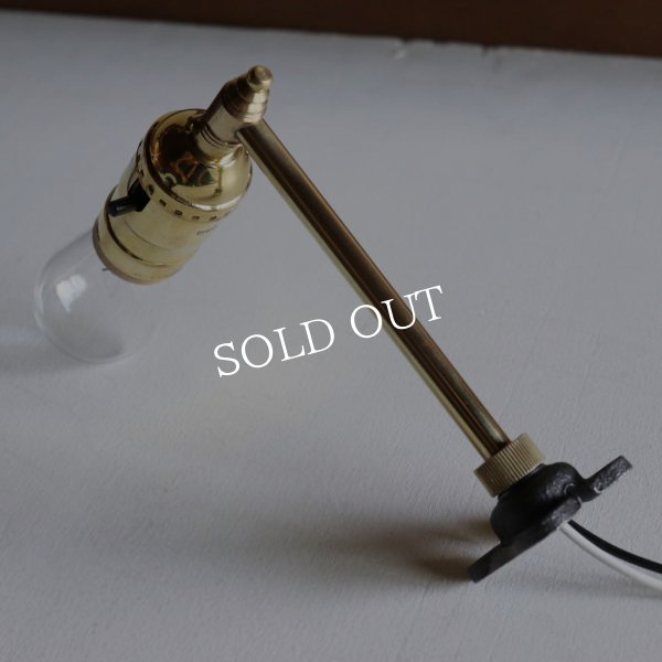 真鍮製インダストリアルミニブラケットライト｜工業系壁面照明