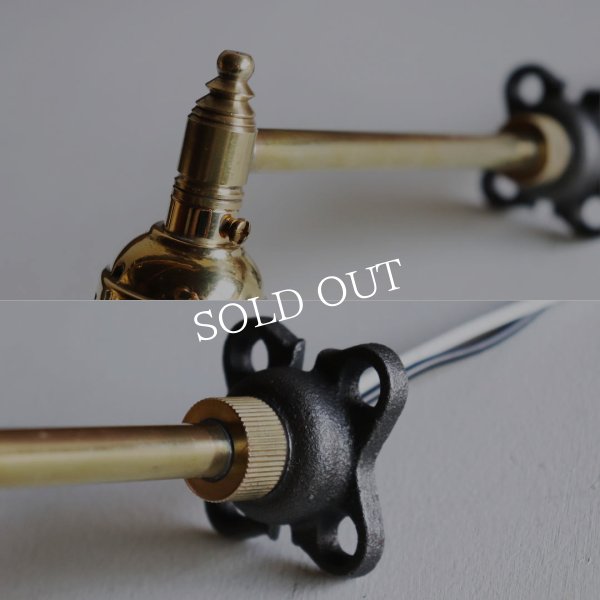 真鍮製インダストリアルミニブラケットライト｜工業系壁面照明