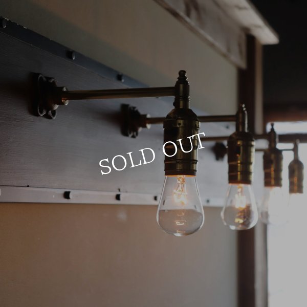 真鍮製インダストリアルミニブラケットライト｜工業系壁面照明