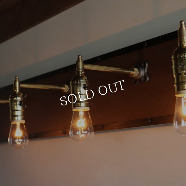 真鍮製インダストリアルミニブラケットライト｜工業系壁面照明