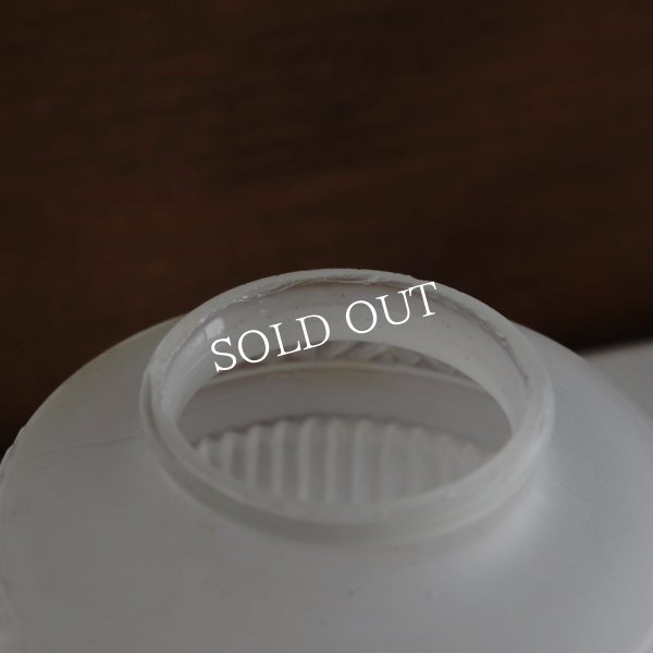 アンティークランプ・アンティーク照明｜USAヴィンテージフロストガラスシェード付ブラケットライト幾何学模様