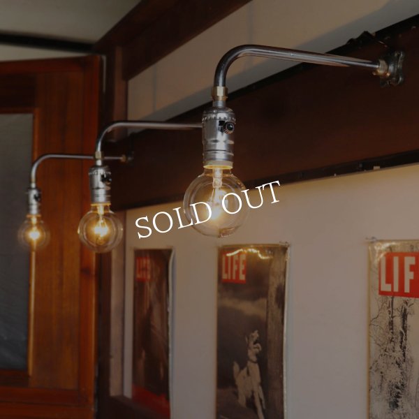 【壁面直付け仕様】インダストリアルブラケットライト｜工業系シンプル壁面照明