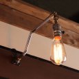 【チェーン付Z横型】インダストリアルブラケットライト｜工業系シンプル壁面照明