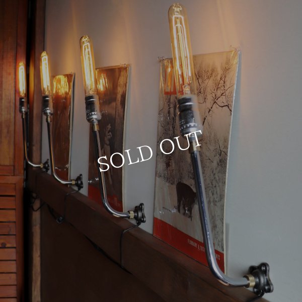 【L字縦型】インダストリアルブラケットライト｜工業系シンプル壁掛け照明ウォールランプ