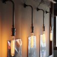 【L字縦型】インダストリアルブラケットライト｜工業系シンプル壁掛け照明ウォールランプ