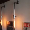 【L字縦型】インダストリアルブラケットライト｜工業系シンプル壁面照明