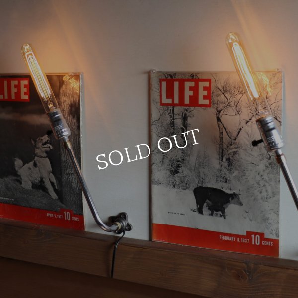 【L字縦型】インダストリアルブラケットライト｜工業系シンプル壁面照明