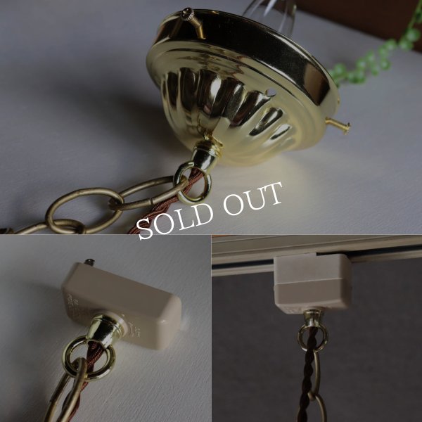 アンティーク照明｜ミルクガラスボールハンギングランプ・ペンダントライト・天井照明