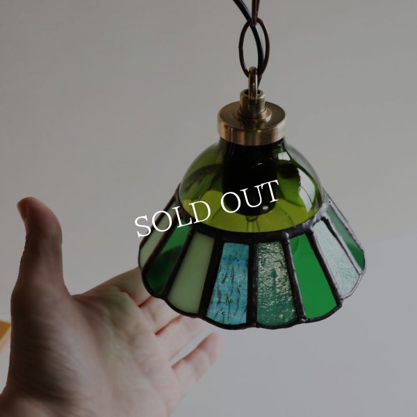 アンティーク照明｜ステンドグラスミニペンダントライト天井照明