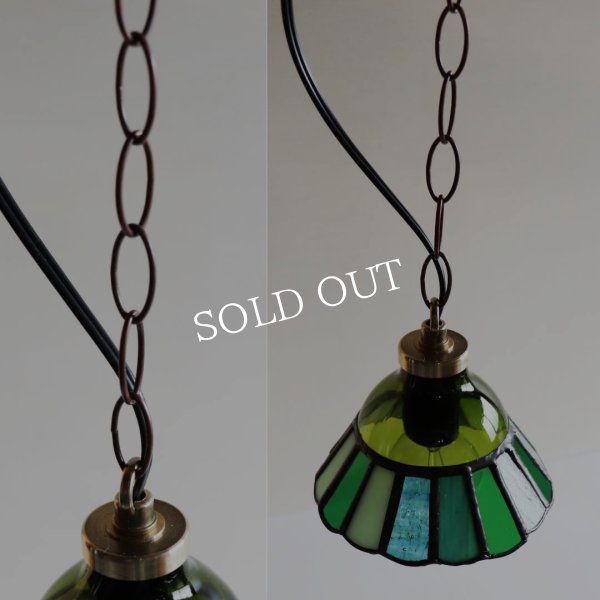 アンティーク照明｜ステンドグラスミニペンダントライト天井照明