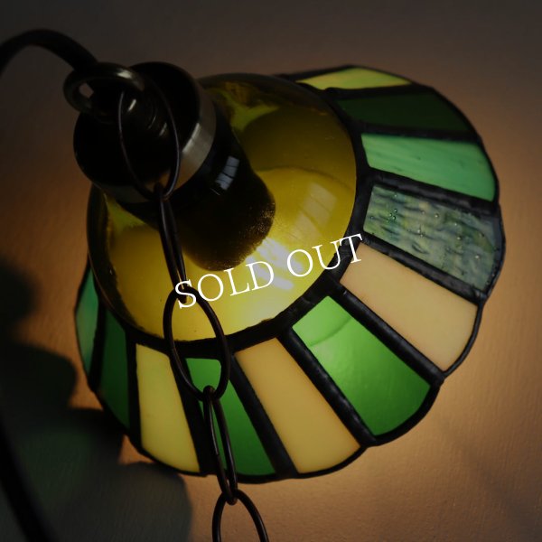 アンティーク照明｜ステンドグラスミニペンダントライト天井照明