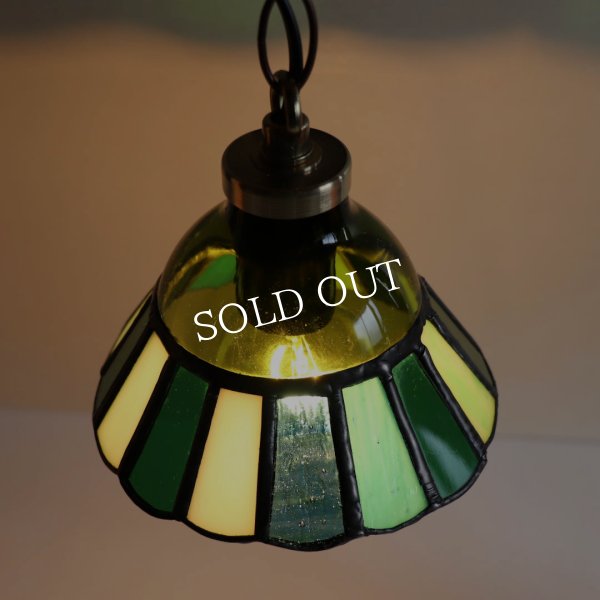 アンティーク照明｜ステンドグラスミニペンダントライト天井照明