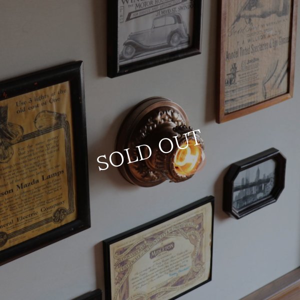 【天井直付け】USAアンティーク照明アールデコシーリングライトA｜天井照明