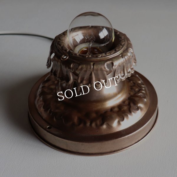 【天井直付け】USAアンティーク照明アールデコシーリングライトA｜天井照明