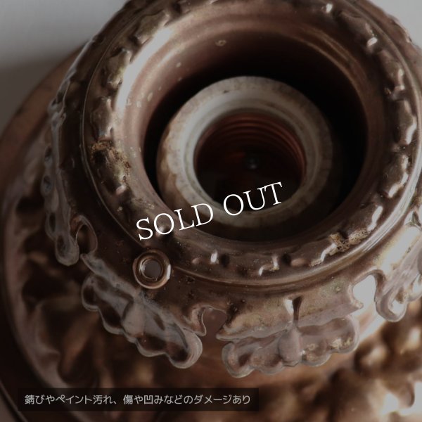 【天井直付け】USAアンティーク照明アールデコシーリングライトA｜天井照明