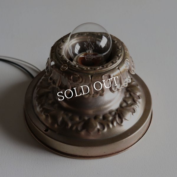 【天井直付け】USAアンティーク照明アールデコシーリングライトB｜天井照明