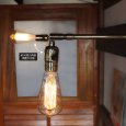 【電気工事不要】ヴィンテージシーリング兼用真鍮製シンプルブラケットライト壁掛け照明｜アンティーク照明