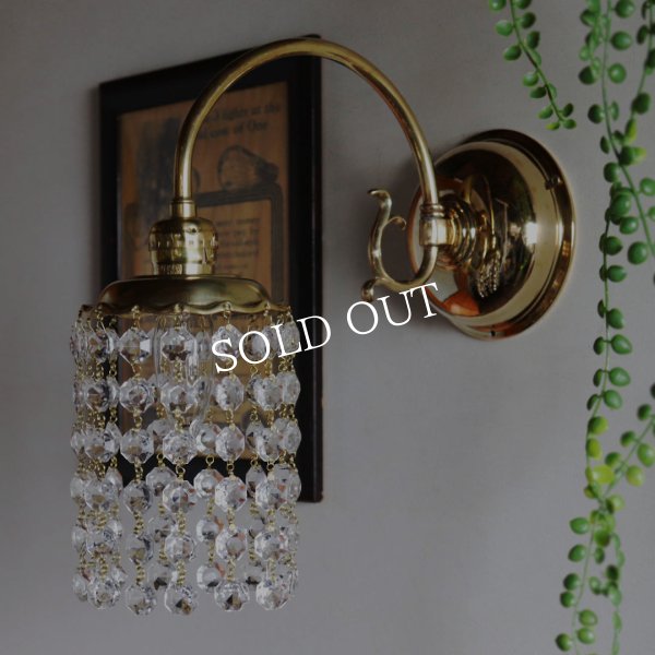 USAヴィンテージシャンデリアブラケットライト壁掛け照明フリルフレーム｜アンティーク照明