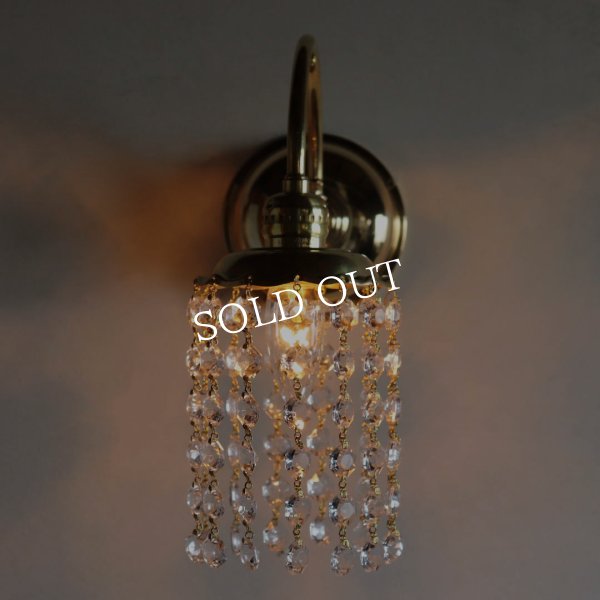 USAヴィンテージシャンデリアブラケットライト壁掛け照明フリルフレーム｜アンティーク照明