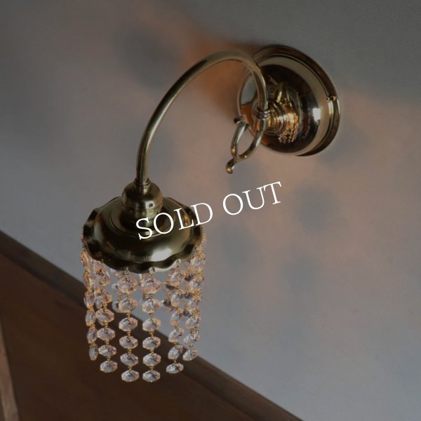 USAヴィンテージシャンデリアブラケットライト壁掛け照明フリルフレーム｜アンティーク照明