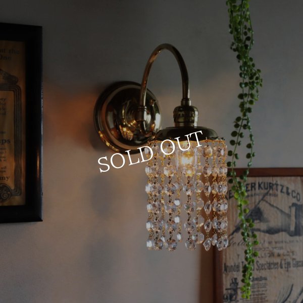 USAヴィンテージシャンデリアブラケットライト壁掛け照明フリルフレーム｜アンティーク照明