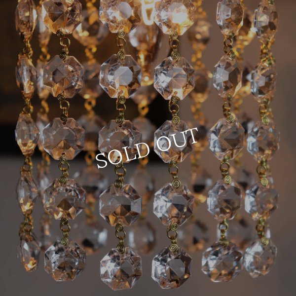 USAヴィンテージシャンデリアブラケットライト壁掛け照明フリルフレーム｜アンティーク照明