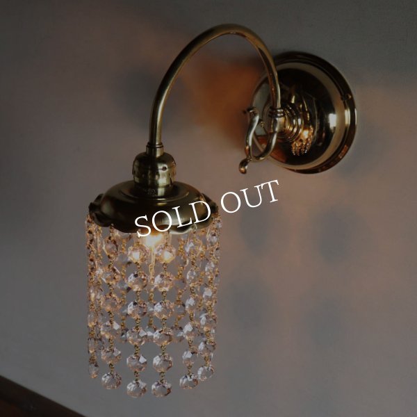 USAヴィンテージシャンデリアブラケットライト壁掛け照明フリルフレーム｜アンティーク照明